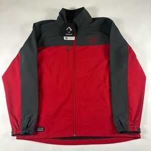 New Dri-Duck Mens‎ XL Stoli Softshell Jacket Red Gray Water Resistant 5350